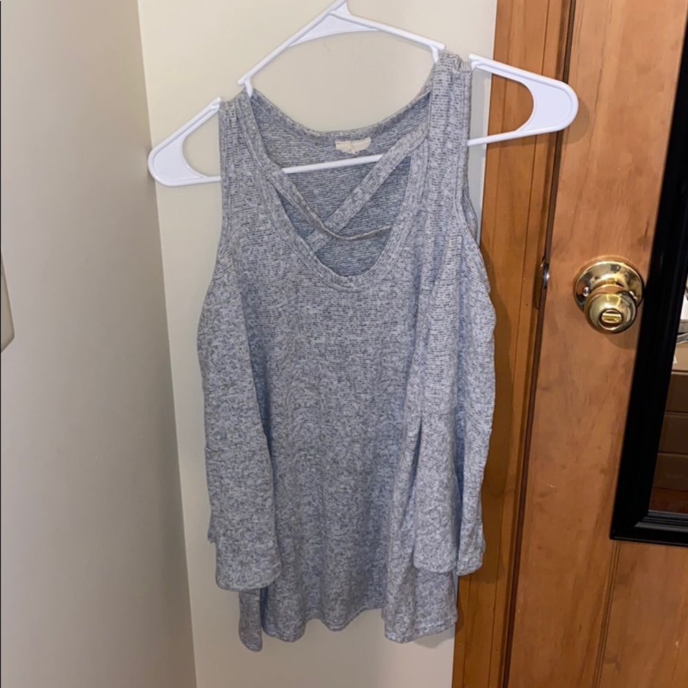 Gray sweater